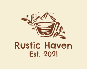 Rustic Mountain Coffeehouse  logo design