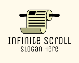 Scroll - Document Scroll Paper logo design