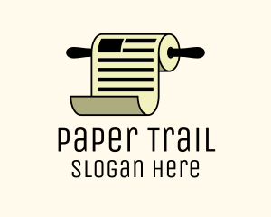 Document - Document Scroll Paper logo design