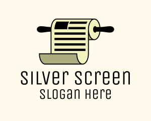 Research - Document Scroll Paper logo design