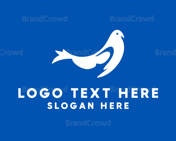 Avian Pigeon Bird Logo