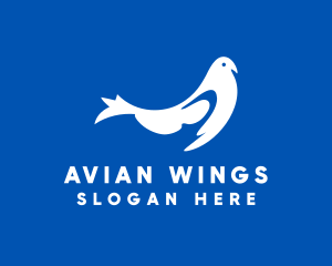 Avian Pigeon Bird logo design