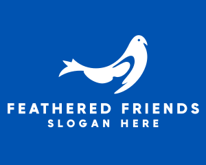 Avian Pigeon Bird logo design