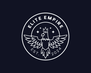 Crown Eagle Bird logo design