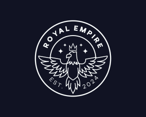 Crown Eagle Bird logo design