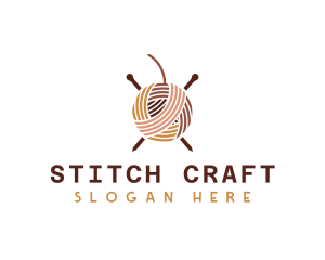 Stitch - Crochet Artsy Craft logo design