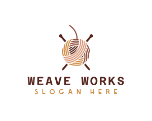 Weave - Crochet Artsy Craft logo design