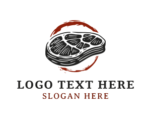 Beef - Beef Steak Grilling logo design