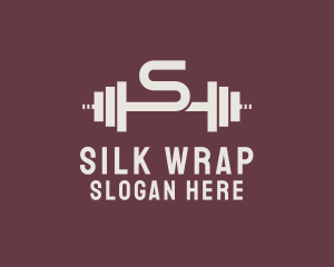 Weightlifting Gym Letter S  logo design