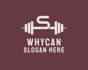 Weightlifting - Weightlifting Gym Letter S logo design