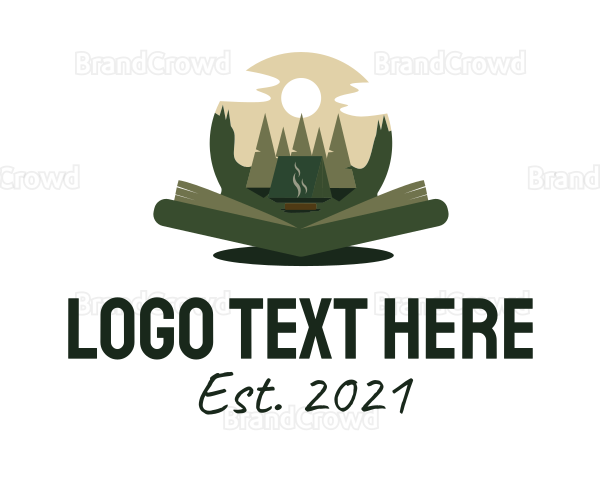 Outdoor Camping Book Logo