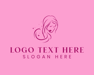 Stylish - Hair Salon Lady logo design