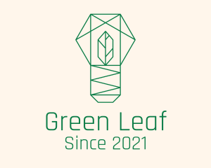 Leaf - Geometric Leaf Garden logo design