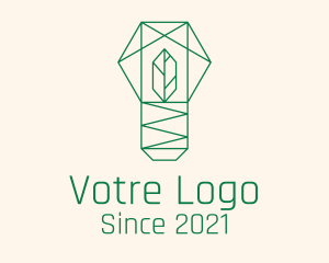 Garden - Geometric Leaf Garden logo design