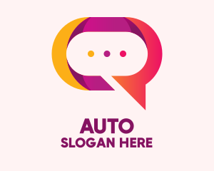 Chat Bubble App Logo
