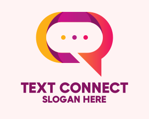 Texting - Chat Bubble App logo design