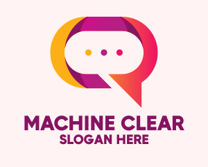 Telemedicine - Chat Bubble App logo design