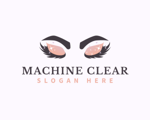 Model - Beauty Sparkling Eyelash logo design