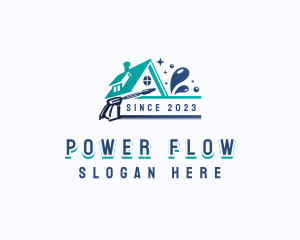 Cleaning Power Washer logo design