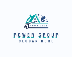 Cleaning Power Washer logo design