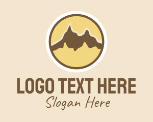 Mountain Range - Nature Park Mountain logo design