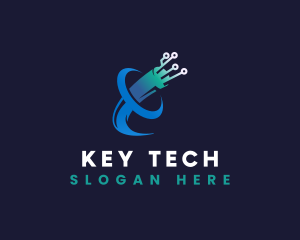 Tech Cable Wire logo design