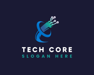 Tech Cable Wire logo design