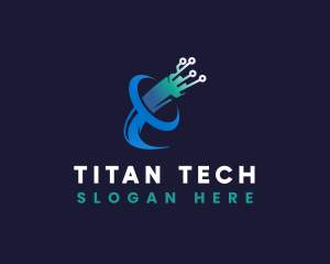 Tech Cable Wire logo design