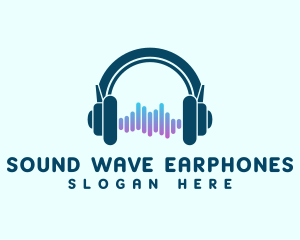 Earphones - Sound Headset Equalizer logo design