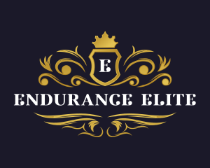 Luxury Crown Shield logo design