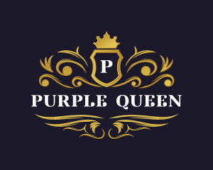 Luxury Crown Shield logo design