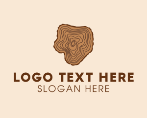 Timber - Tree Stump Arborist logo design
