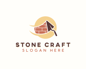 Masonry - Masonry Construction Trowel logo design