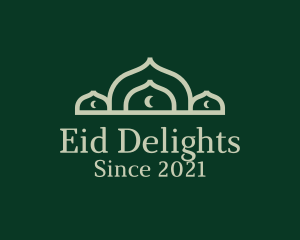 Eid - Muslim Mosque Moon logo design