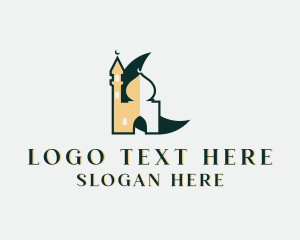 Tourist - Mosque Islam Structure logo design