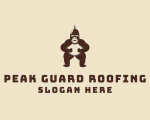 Gorilla Soldier Guard  logo design