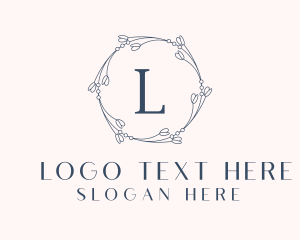 Event - Floral Fashion Wreath logo design