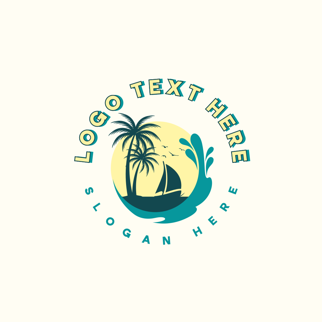 Beach Boat Wave Logo | BrandCrowd Logo Maker