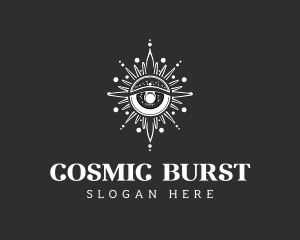 Astrology Cosmic Eye logo design