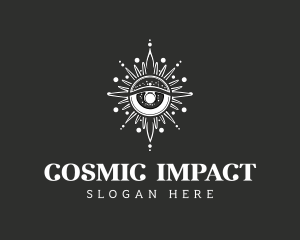 Astrology Cosmic Eye logo design