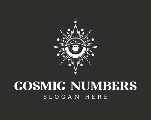 Astrology Cosmic Eye logo design