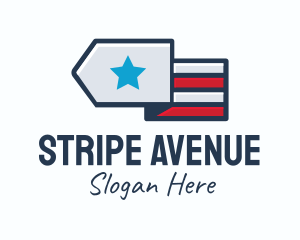 Stripes - Star Stripes Military logo design