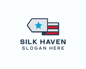 Star Stripes Military logo design