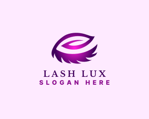 Mascara - Leaf Lash Cosmetic logo design