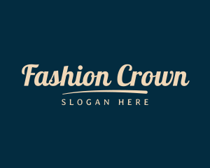 Fashion Retro Business logo design