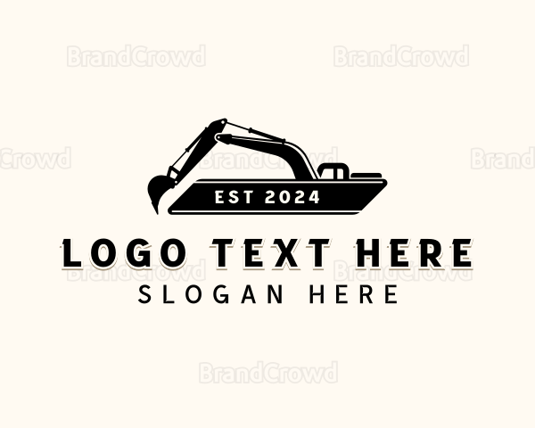 Mining Demolition Excavator Logo