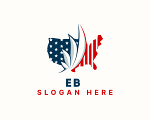 Extract - America Marijuana Leaf logo design