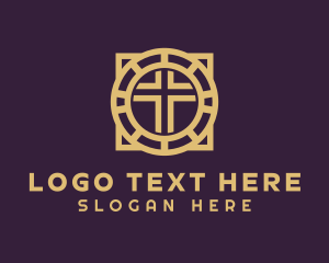 Pastoral - Golden Cross Fellowship logo design