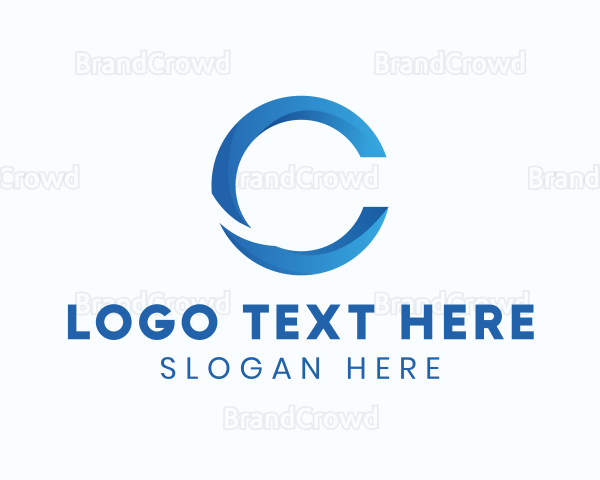 Gradient Business Letter C Logo