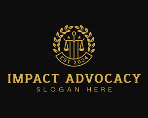 Judicial Legal Prosecutor logo design